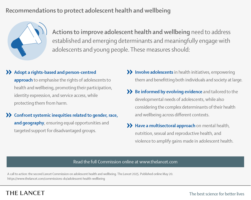 Adolescent Health and Wellbeing Lancet Report